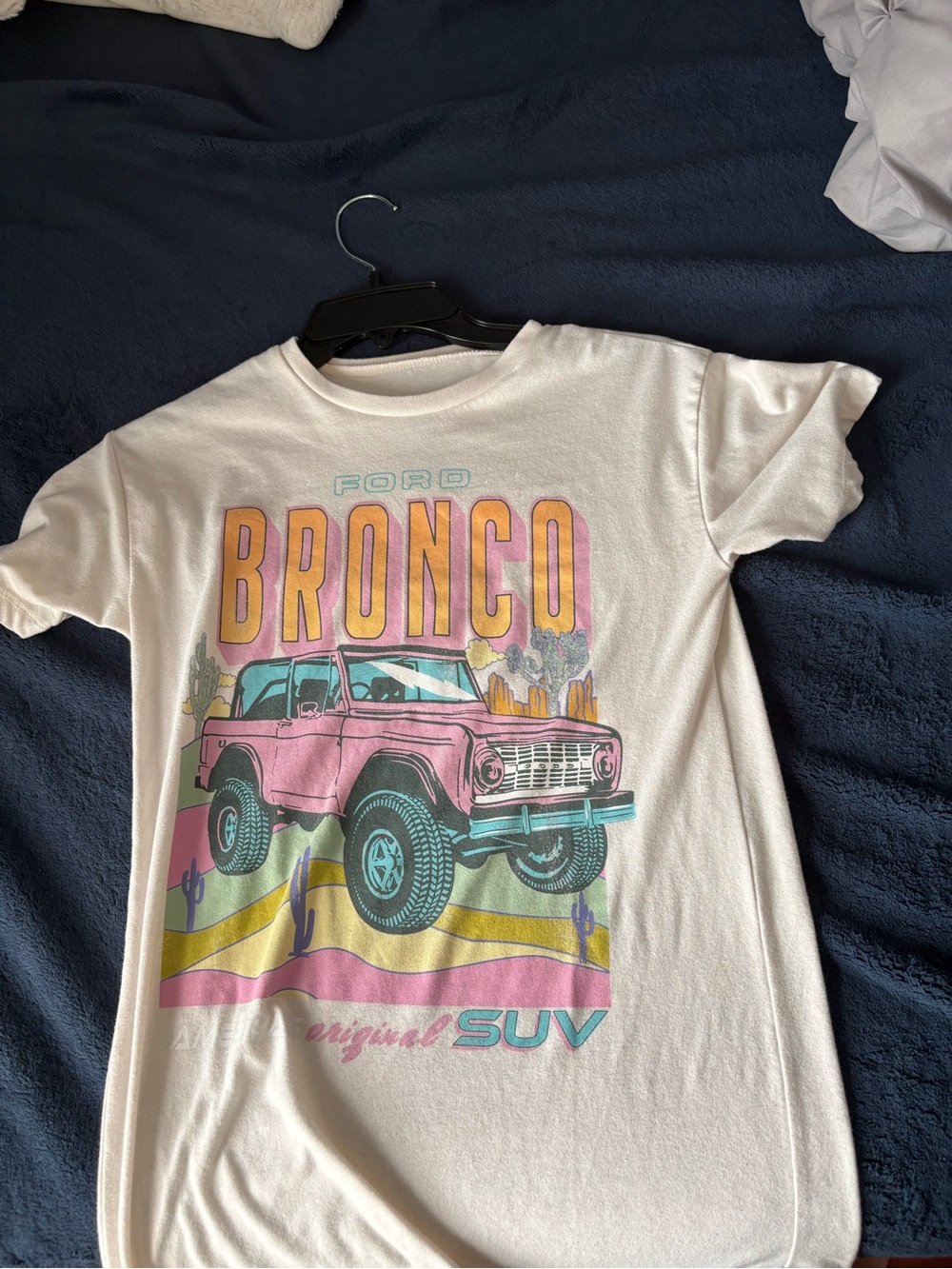 Ford Official Licensed Tee - White with Multicolor Print